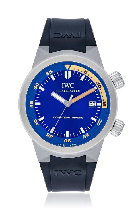 iwc diver watch|iwc jacques cousteau divers watch.